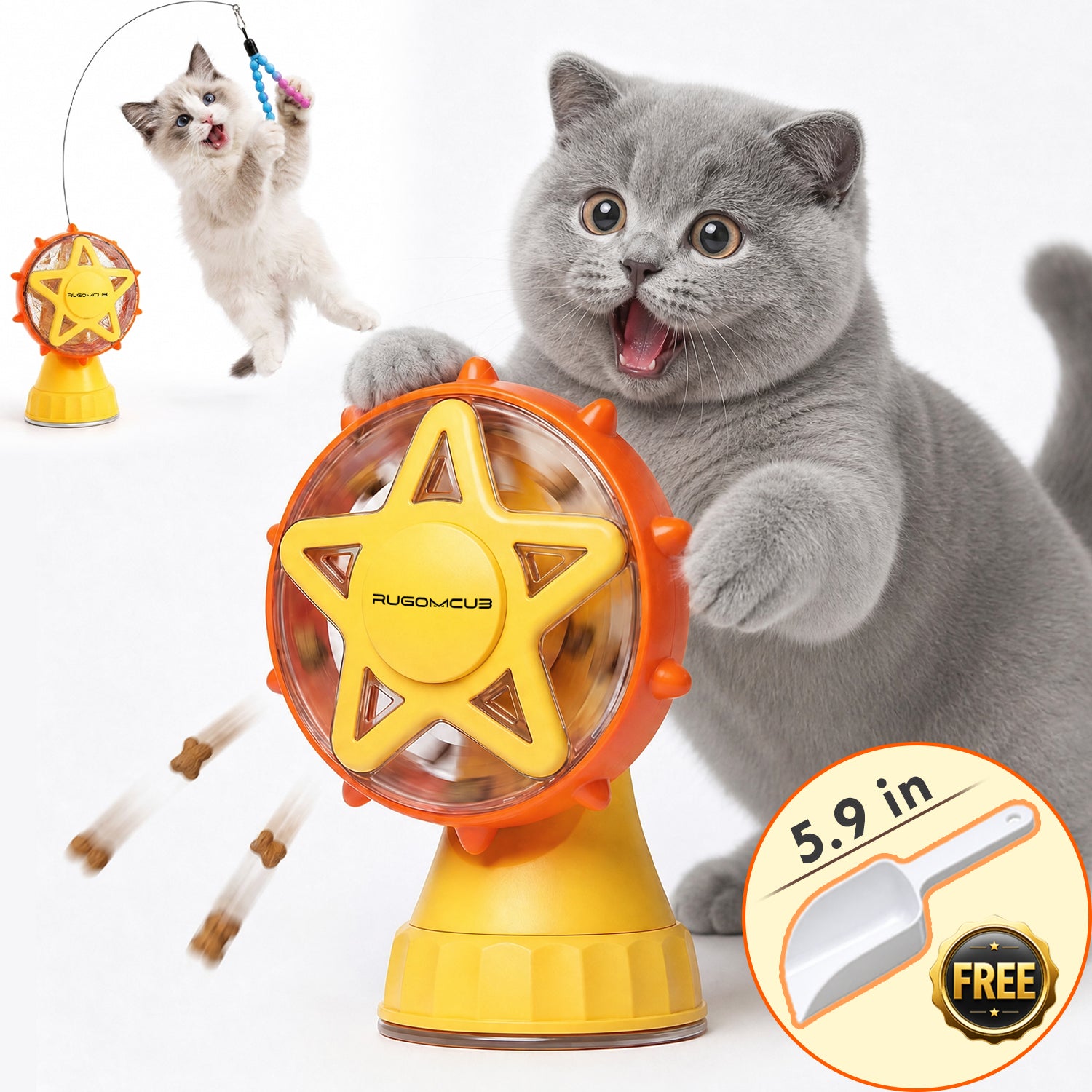 Ferris Wheel Interactive Cat Toy