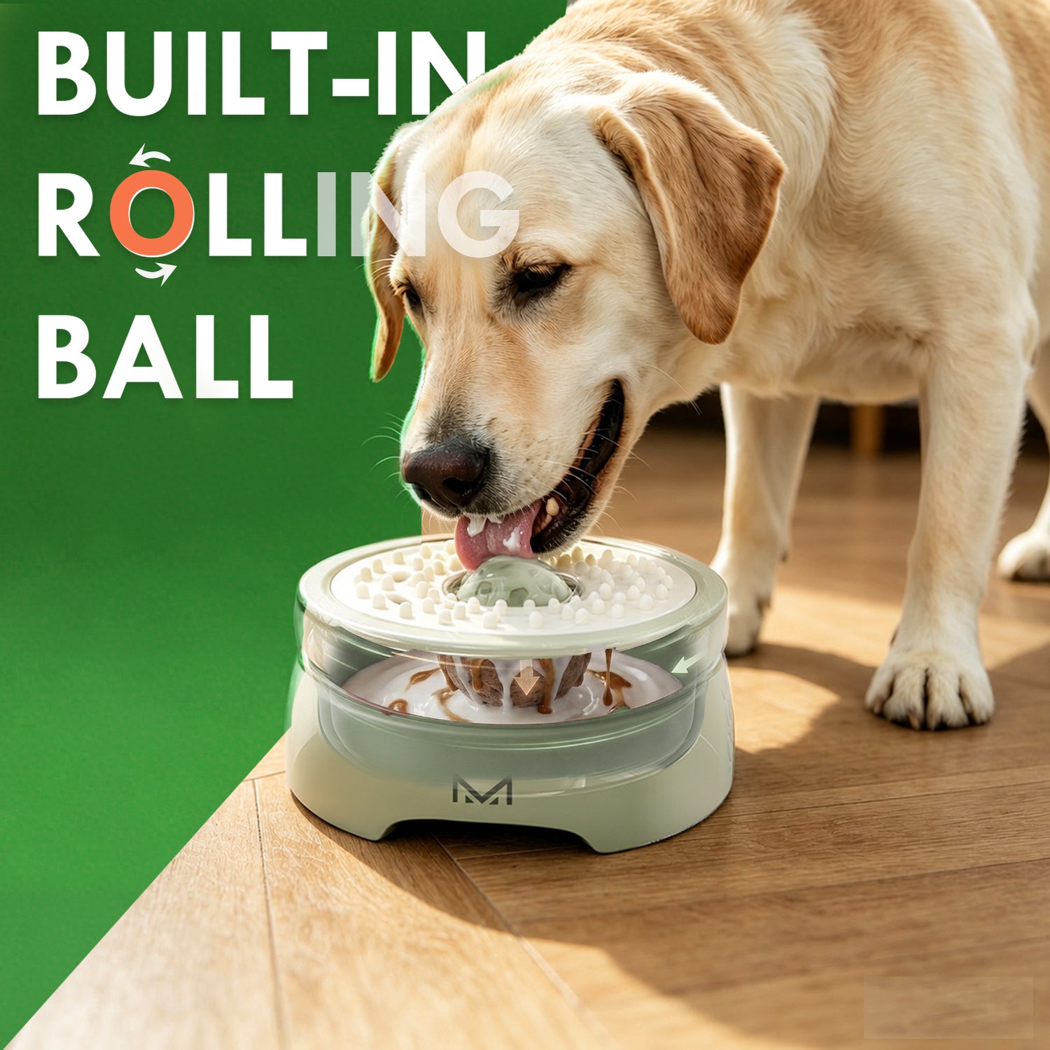 RUGOMCUB Pet Feeding Bowl for Dogs and Cats