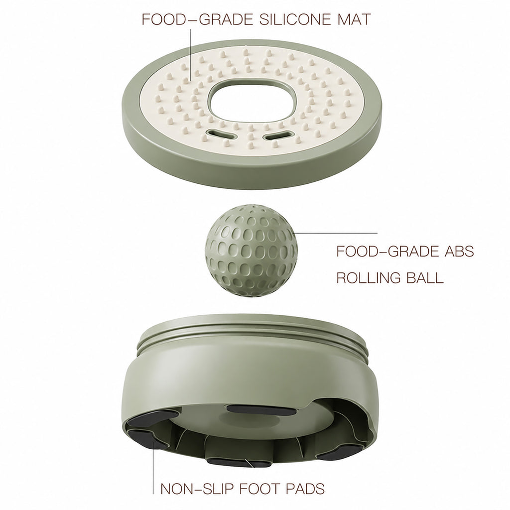 RUGOMCUB Pet Feeding Bowl for Dogs and Cats