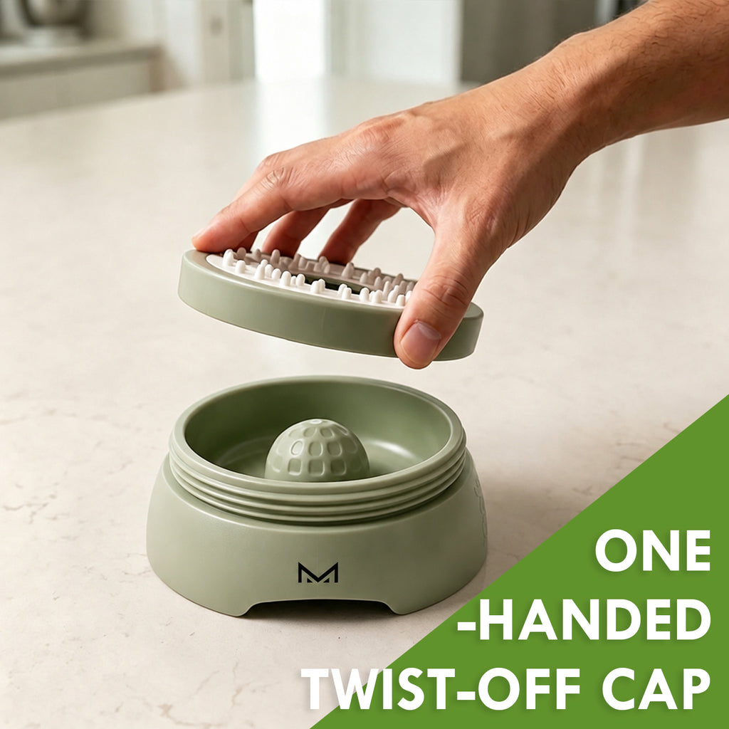 RUGOMCUB Pet Feeding Bowl for Dogs and Cats