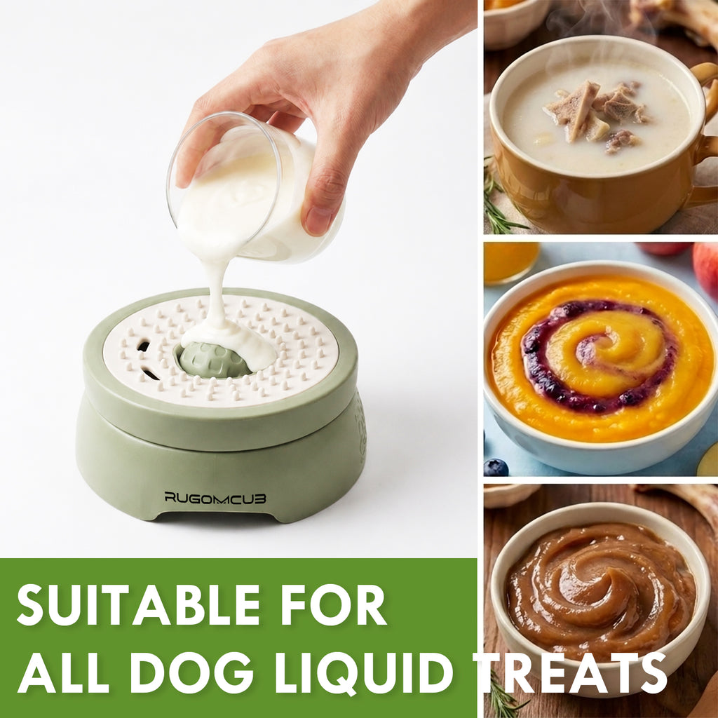 RUGOMCUB Pet Feeding Bowl for Dogs and Cats