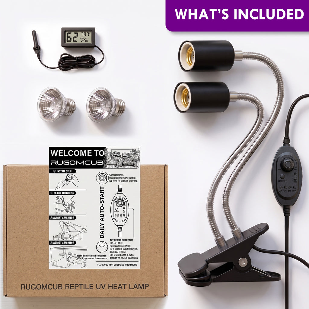 RUGOMCUB Reptile Heat Lamp