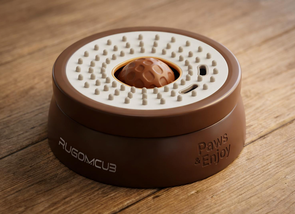 RUGOMCUB Pet Feeding Bowl for Dogs and Cats