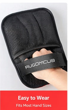 RUGOMCUB Pet Grooming Glove for Dogs & Cats, Gentle Deshedding and Massage Brush, Hair Remover Mitt for Long and Short Fur, Adjustable Pet Grooming Glove for Bathing, Shedding and Daily Care